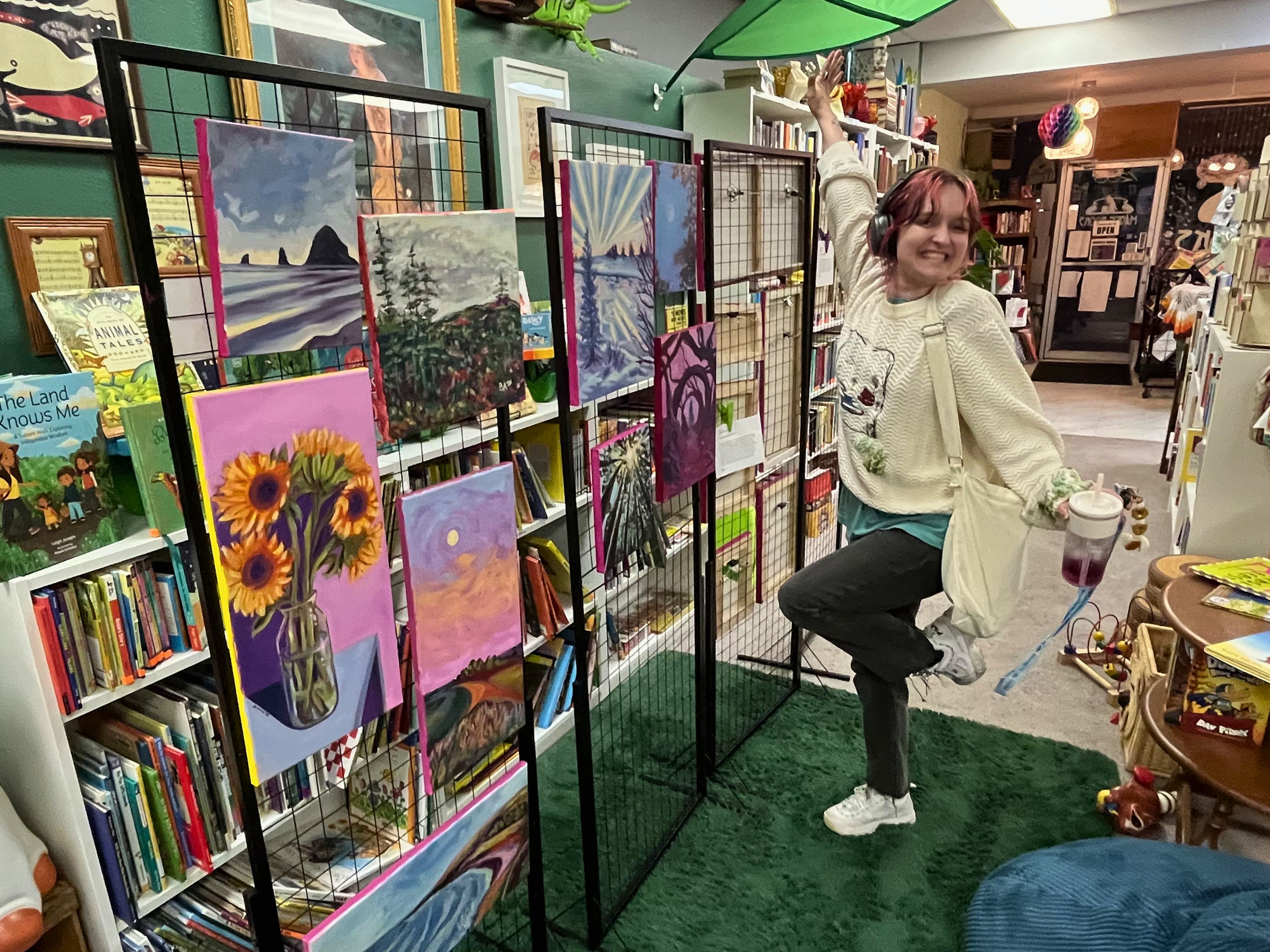 Colorful artwork details by Sunflower